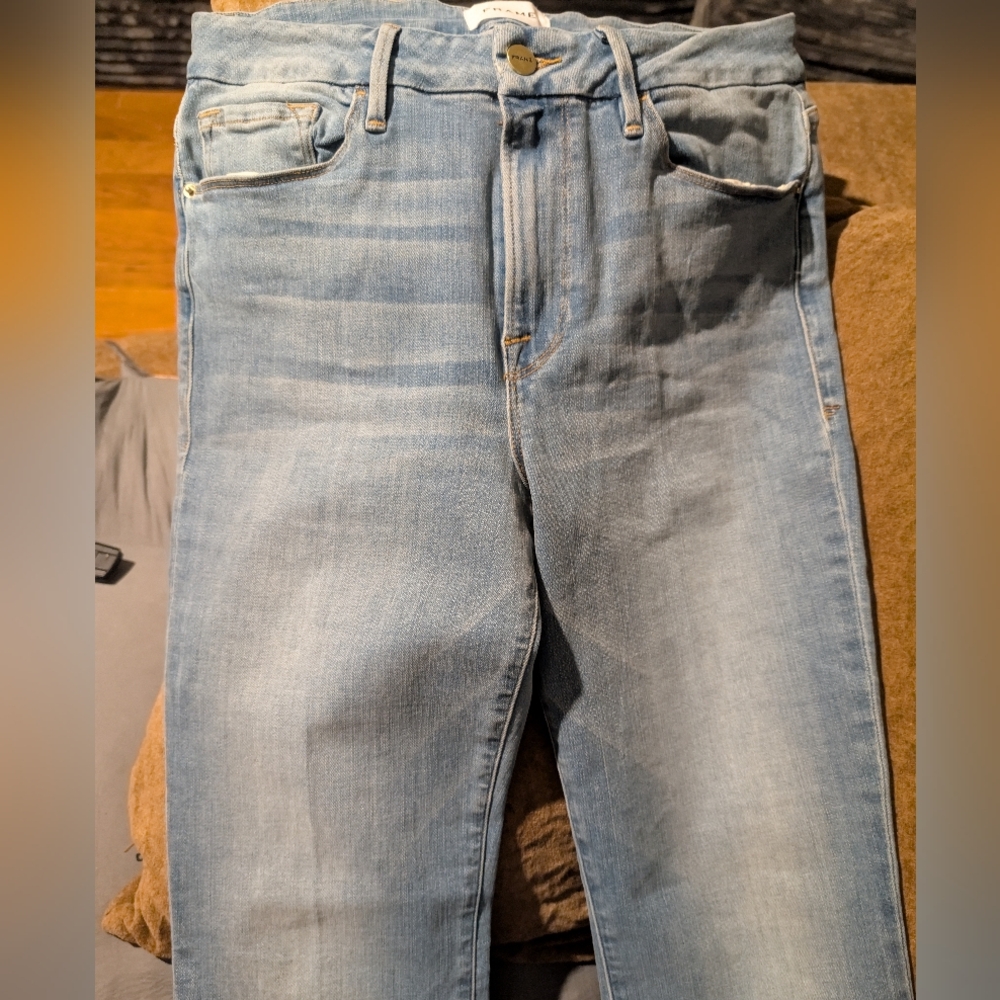 FRAME DENIM MINI BOOT JEANS IN ZUNI WASH.NWT! - Picture 8 of 17